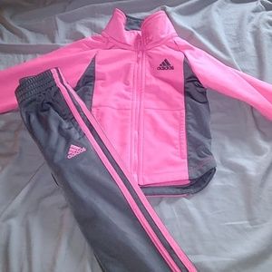 Girls toddler jacket and sweatpants
